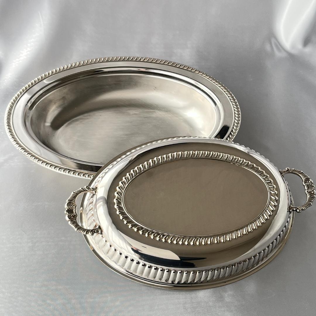 【英国】アントルメディッシュ / ビュッフェサーバー【シルバープレート】30cm