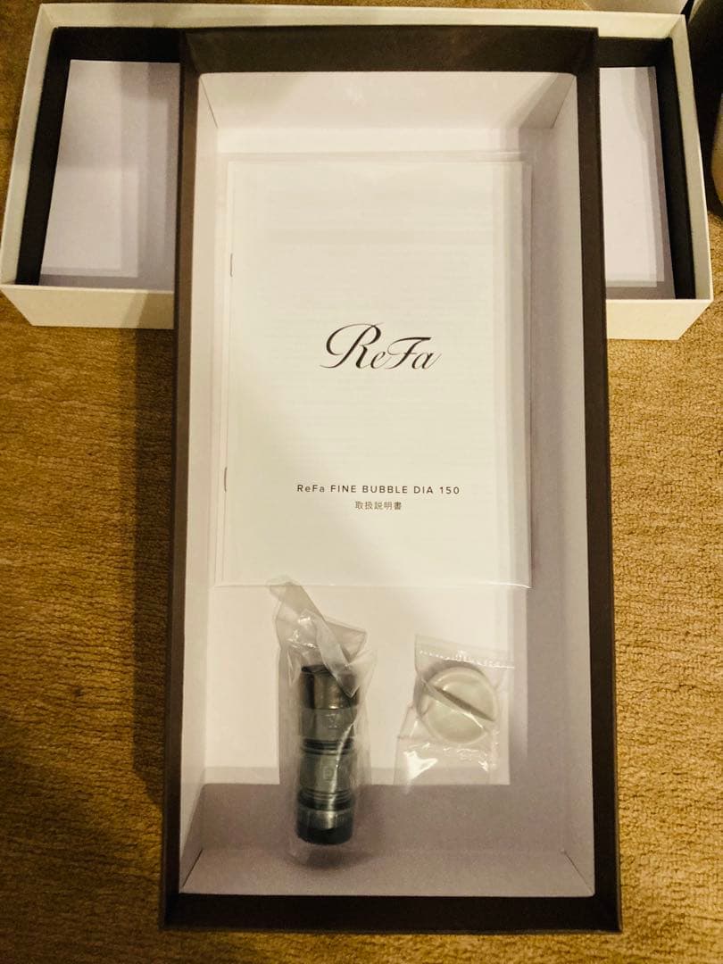 【新品未使用/正規品】ReFa リファファインバブルダイア150マットプラック