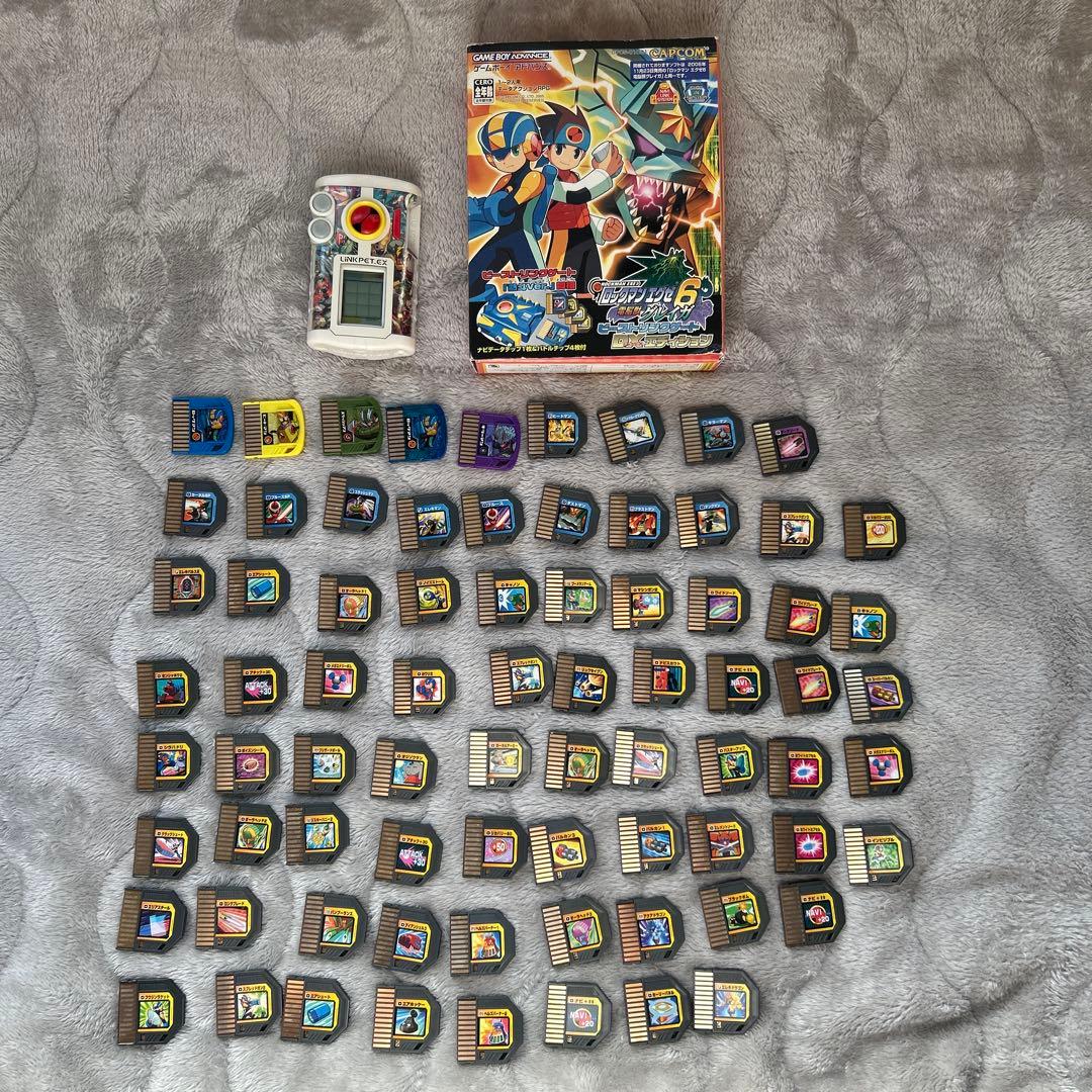 ロックマンエグゼ6 ゲームボーイアドバンス 全76個 バトルチップなど　本体付