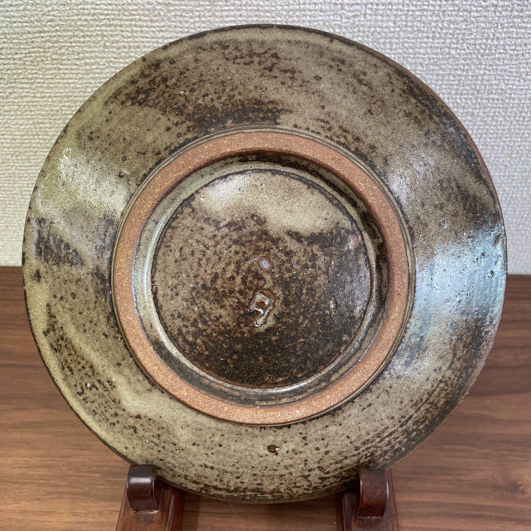 【人間国宝】島岡達三 象嵌赤繪 草花文皿