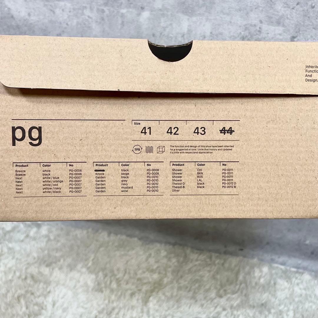 【美品】PLAYGROUND pg KNOCK 44サイズ　黒　ブラック