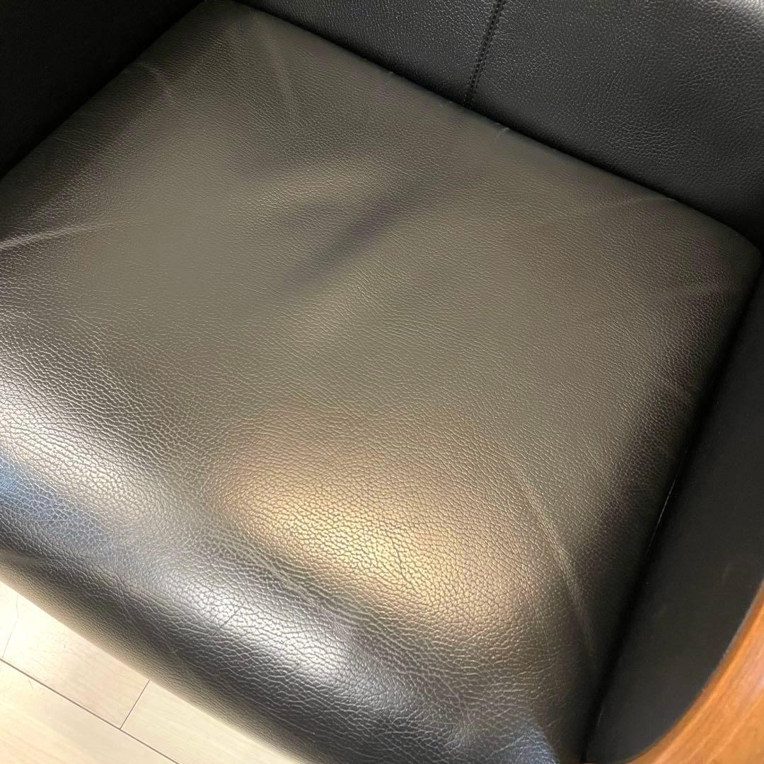 【美品】KOKUYO EARA ミーティングチェア 椅子 木肘 キャスター付①