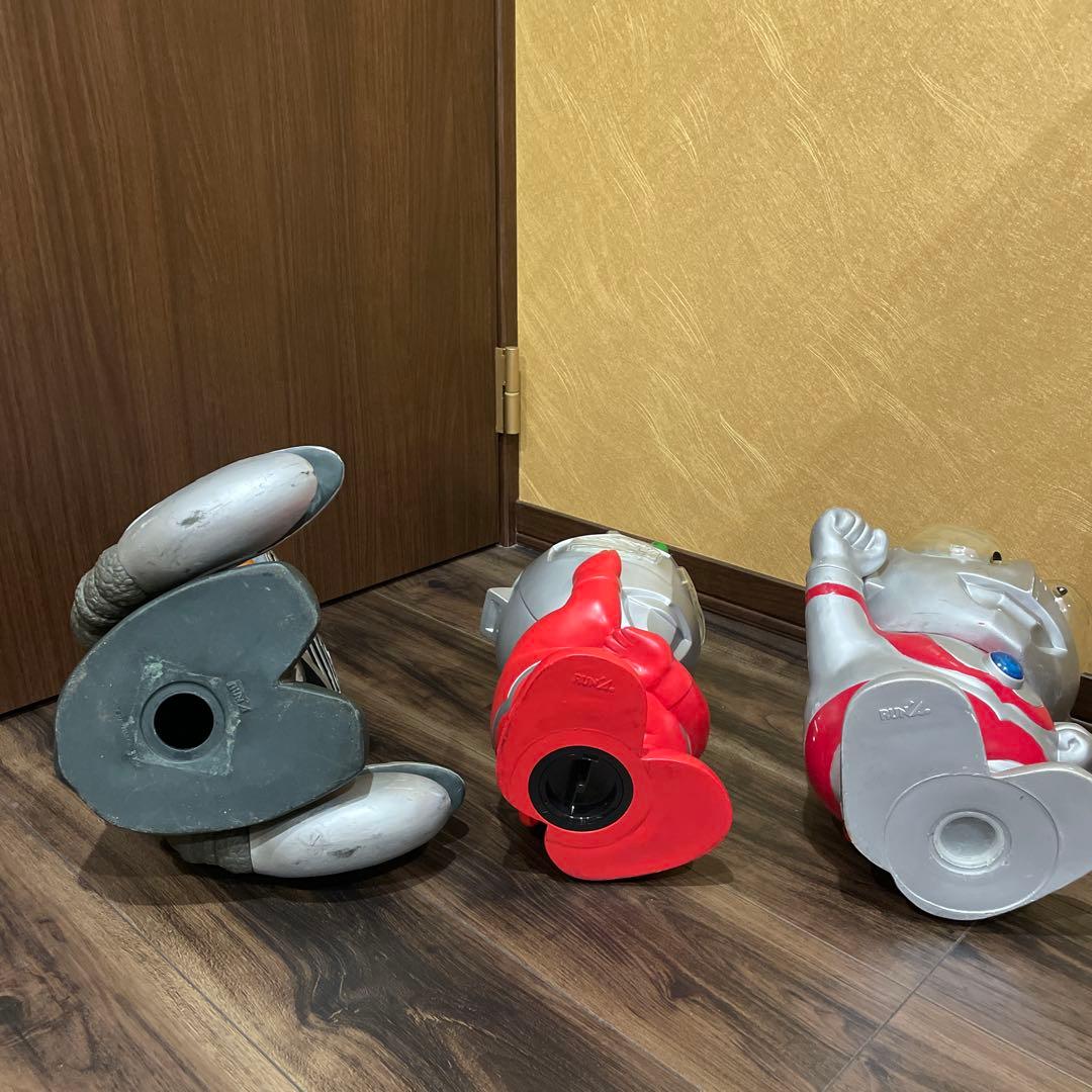 大型　ウルトラマンセブン 貯金箱 バルタン星人　ウルトラマン ソフビ フィギュア