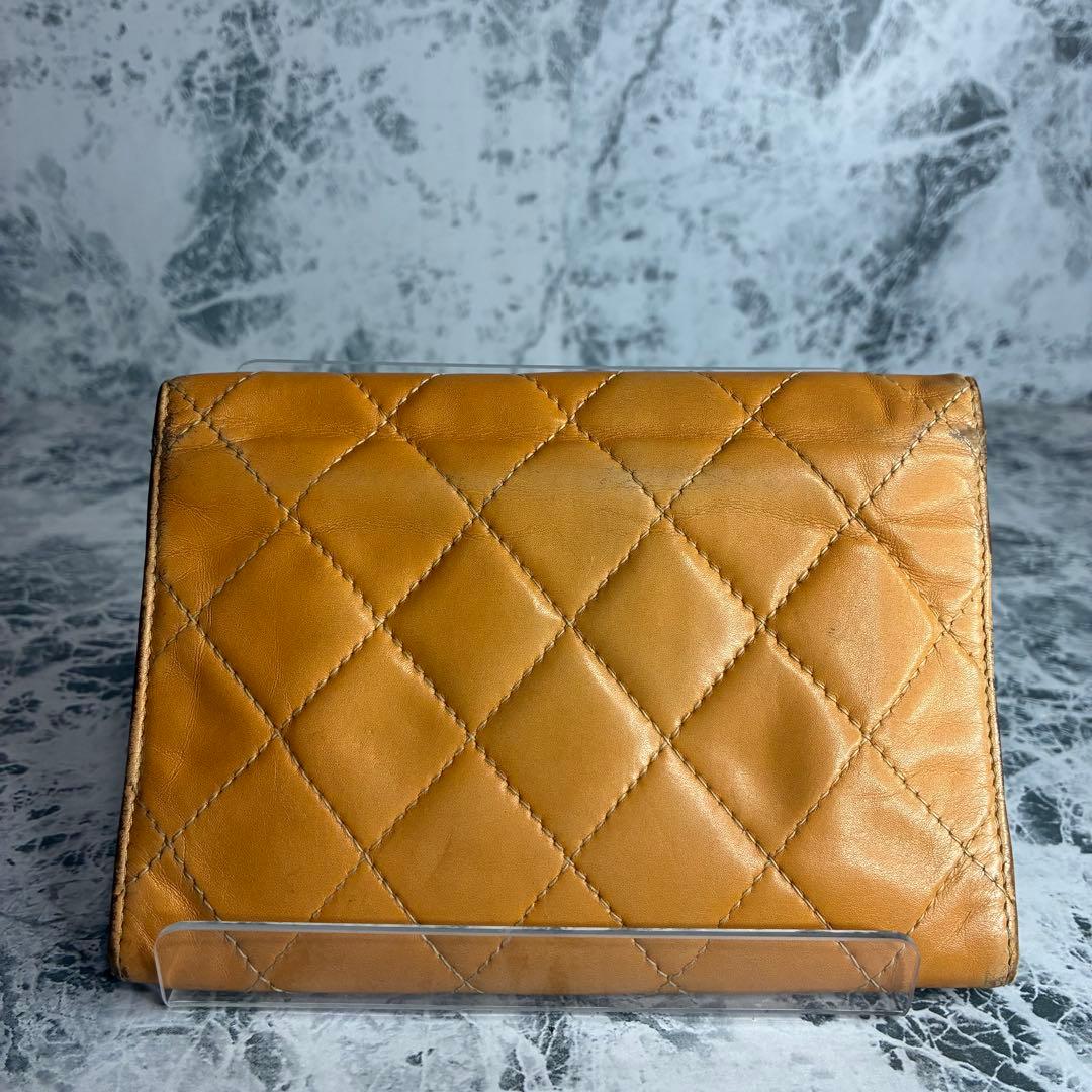 ✨CHANEL✨　シャネル　折り財布　カンボンライン　ケース　カードケース