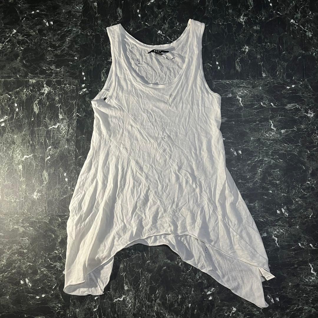 【KSUBI】HARD CRUSHED TANK TOP