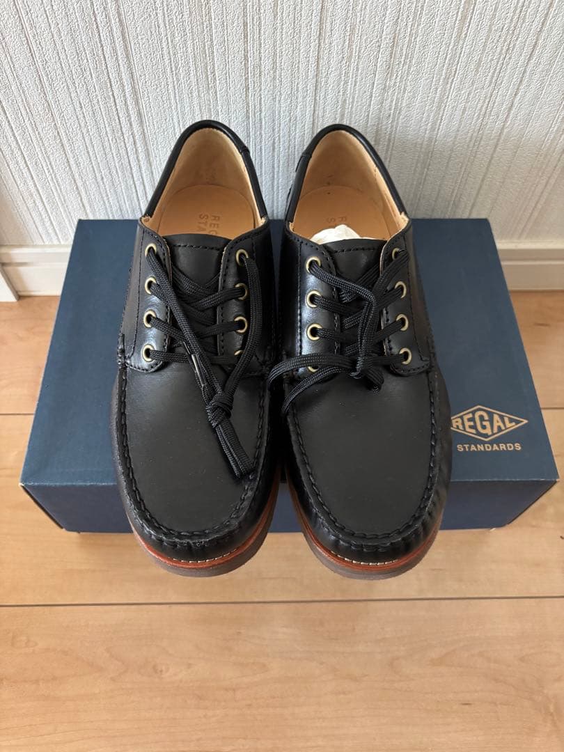 値下げ！REGAL スタンダード　モカシン　24.5センチ　黒 革靴