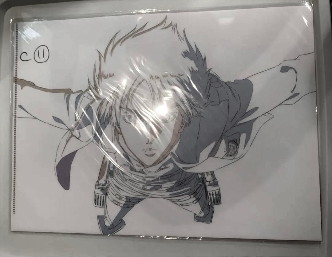 進撃の巨人 原画 WIT STUDIO クリアファイル エレン