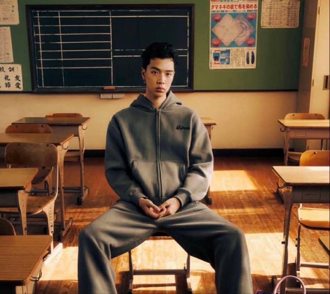 トップス IDEASWAM OUROBOROS ZIP HOODIE (Grey)