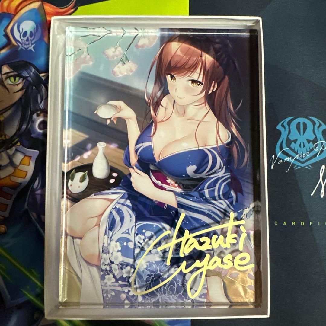 ゆびさきコネクション　橘伊織　B6 アクリルオーナメント　綾瀬はづき　直筆サイン