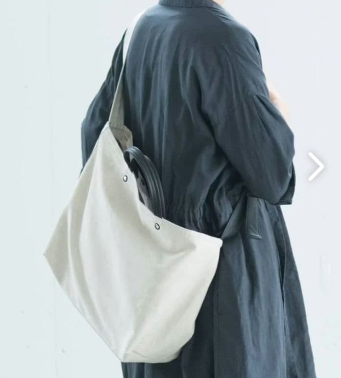 北欧 暮らしの道具店　yes イエス　リネンショルダーバッグ