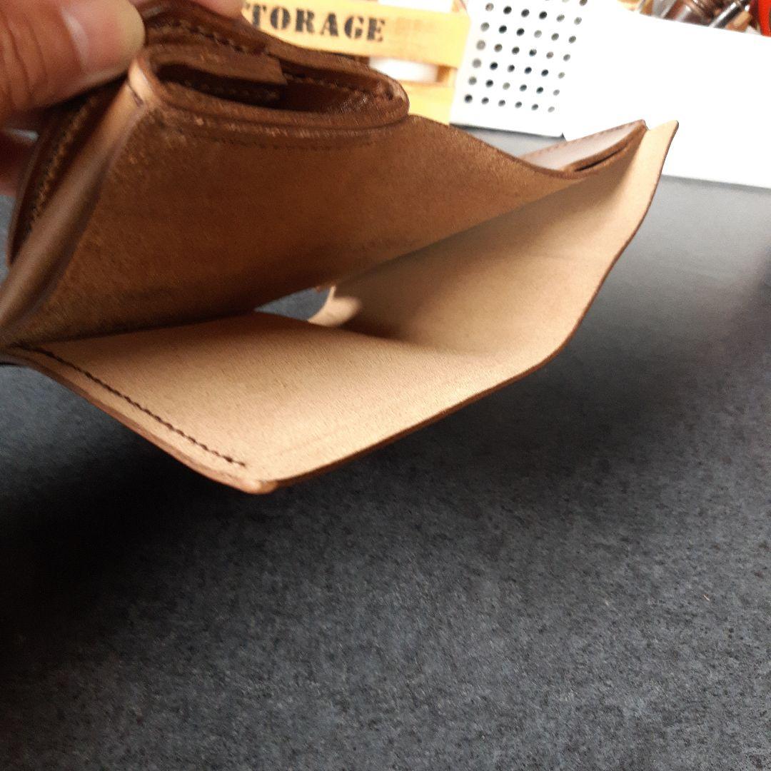 特厚★HORWEEN★クロムエクセル　二つ折り財布 　オールブラック　特別仕様