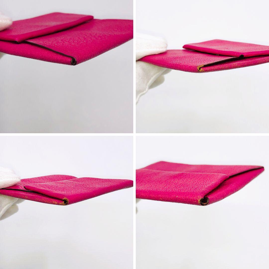 HERMES エルメス バスティア シェーブル ケース □K刻印 美品