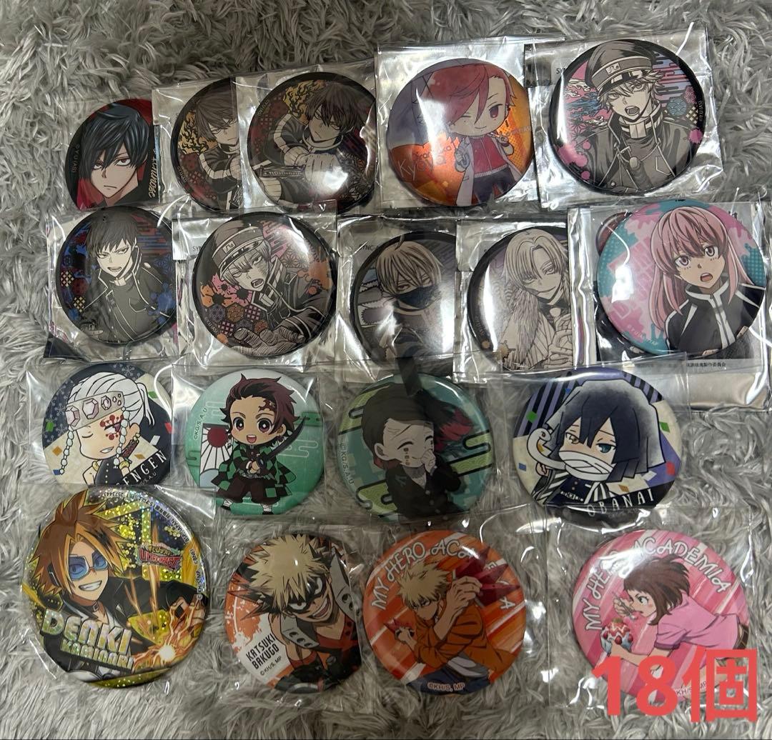 最終価格 アニメキャラクター缶バッジセット