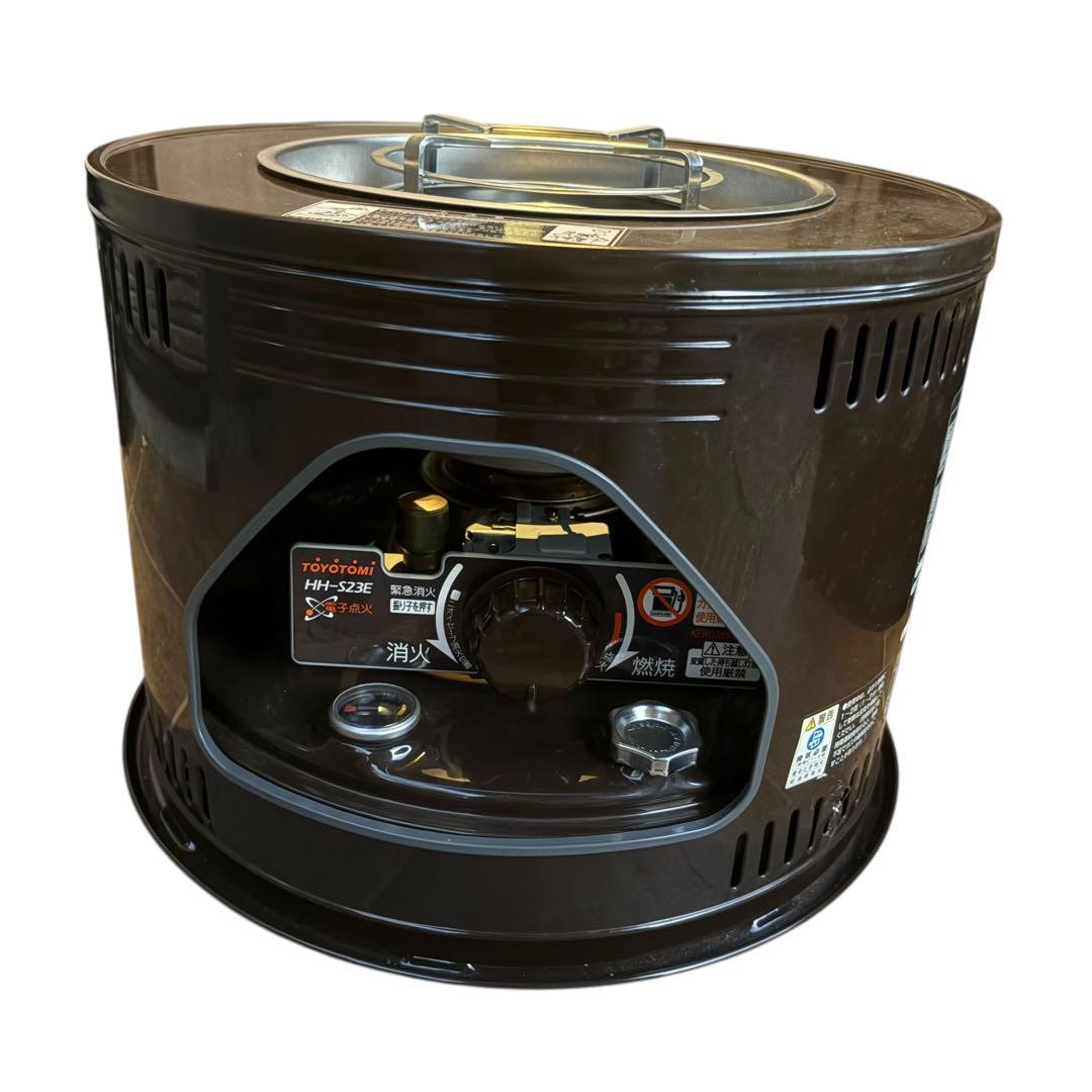 今日まで価格‼️ 煮炊きができるストーブ！トヨトミ　火鉢型石油ストーブ HH-23