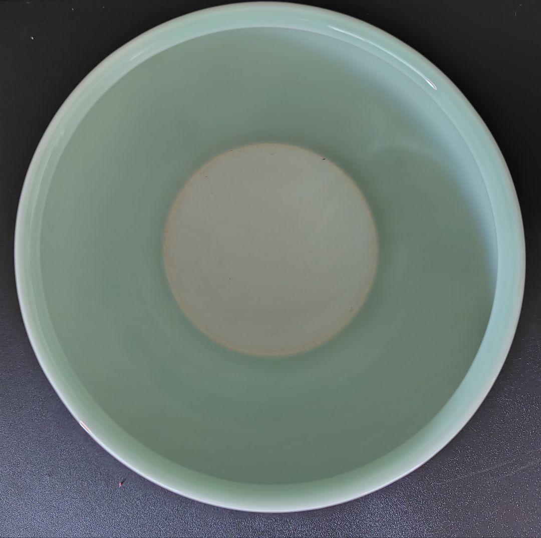 十三代横石嘉助 平戸青磁 鎬 建水