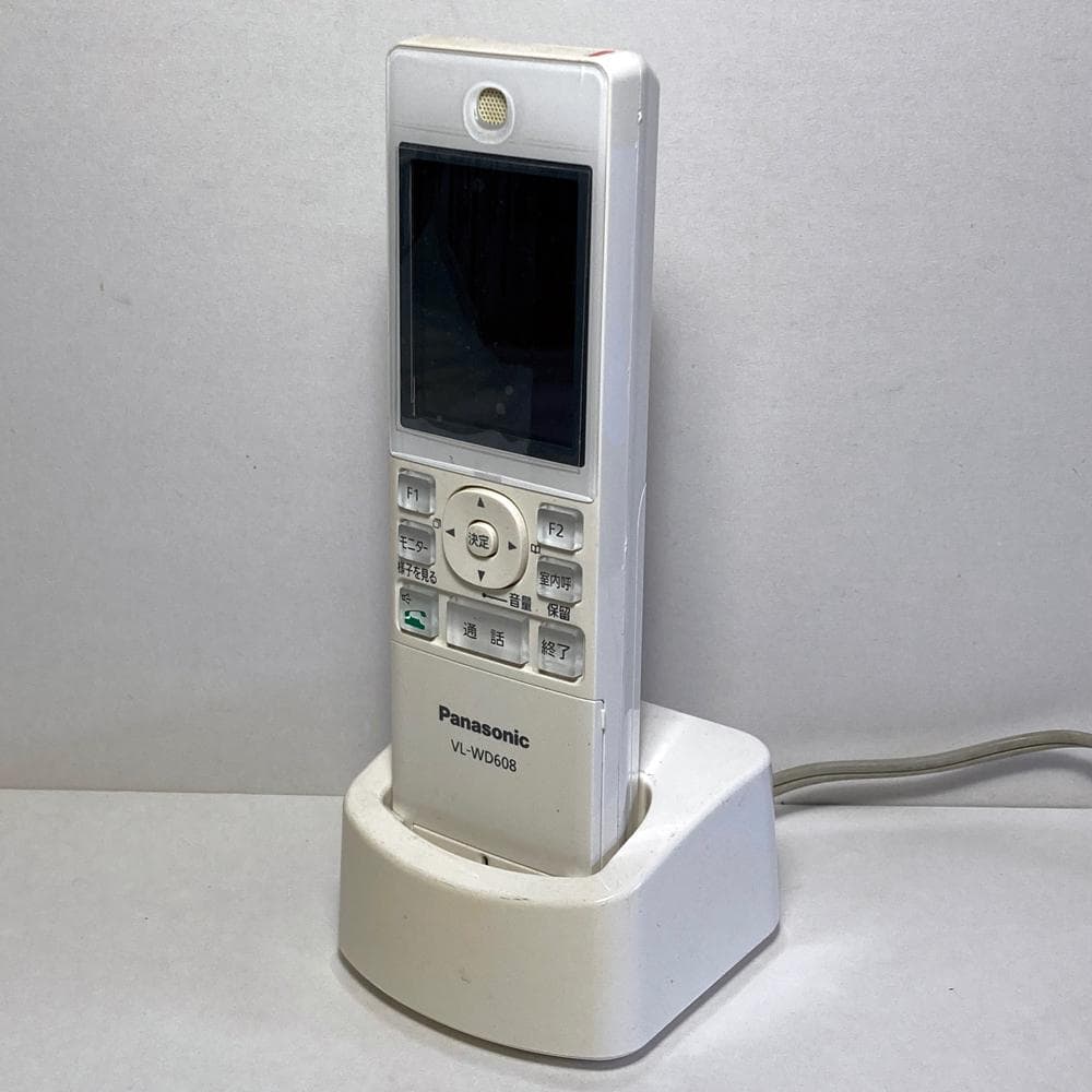 パナソニック ドアホン用子機 VL-WD608 充電スタンド付き付 わけあり