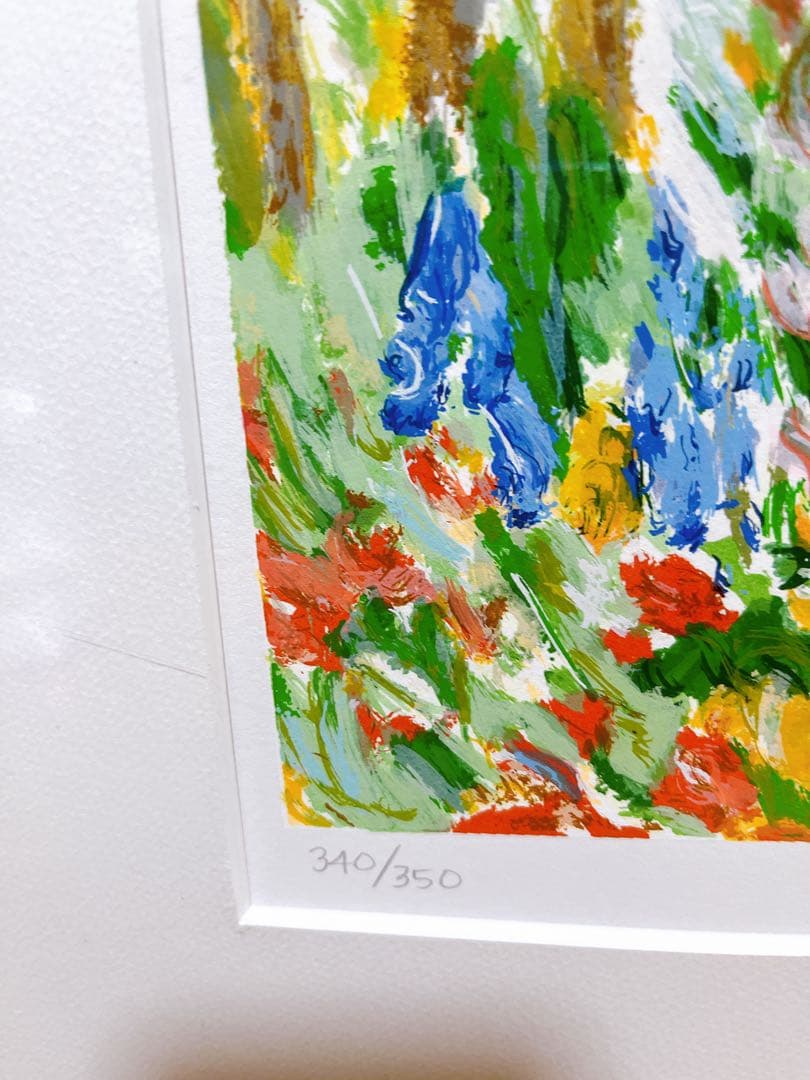 真作保証 レスリー・セイヤー シルクスクリーン 340/350 額装