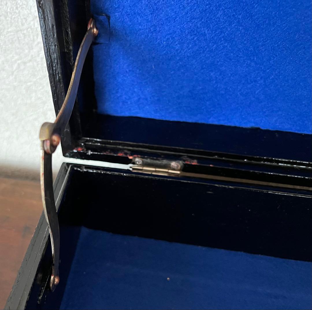 アンティーク木箱 小物収納 美木目