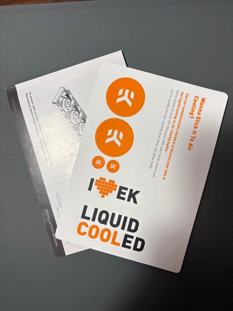 簡易水冷　EKWB Nucleus AIO CR240 Dark