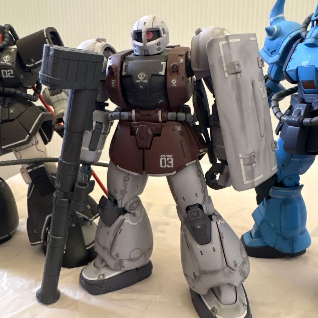 hg ジ・オリジン　ヴァッフ・プロトタイプグフ・ドム試作実験機