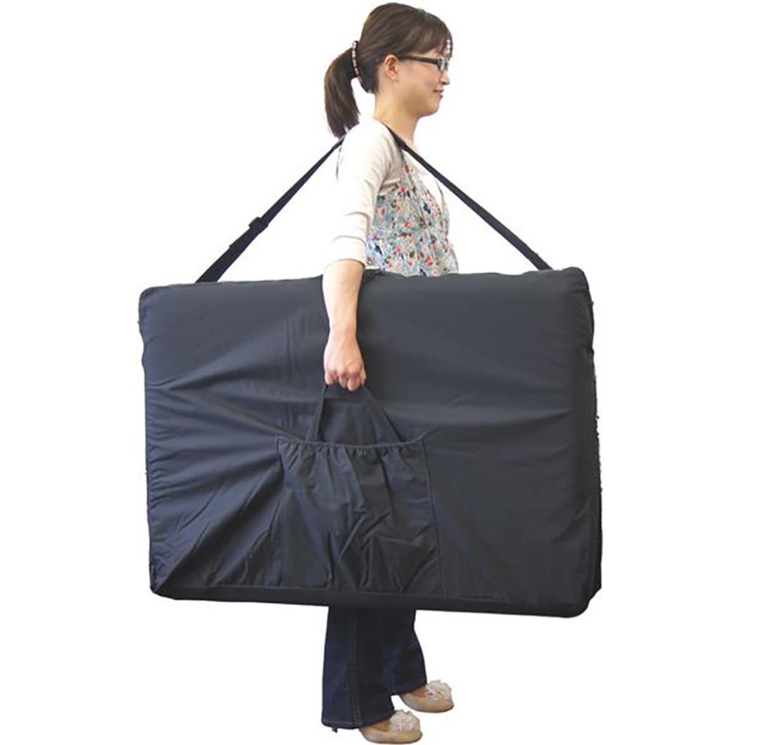 軽量木製折りたたみベッド EB-03（キャリーバッグ付）（ホワイト）