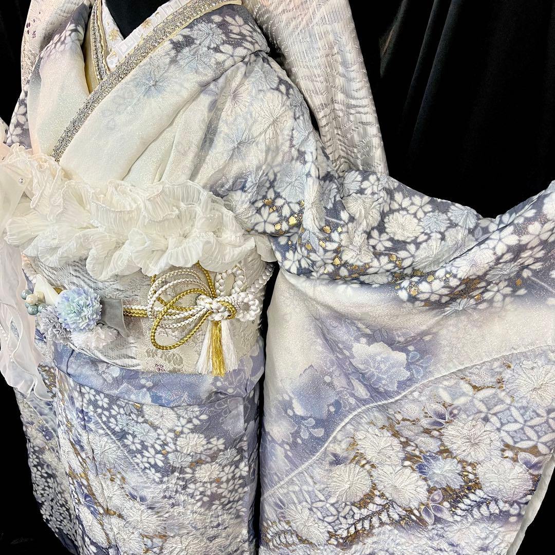 振袖フルセット■辻が花振袖■花絞り■関芳新品オーダー■正絹■成人式振り袖