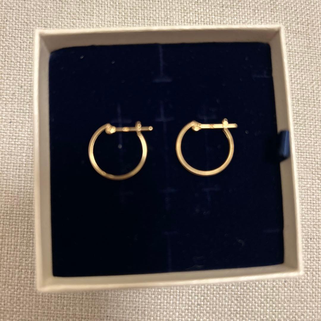 TSUTSUMI 金製 フープピアス