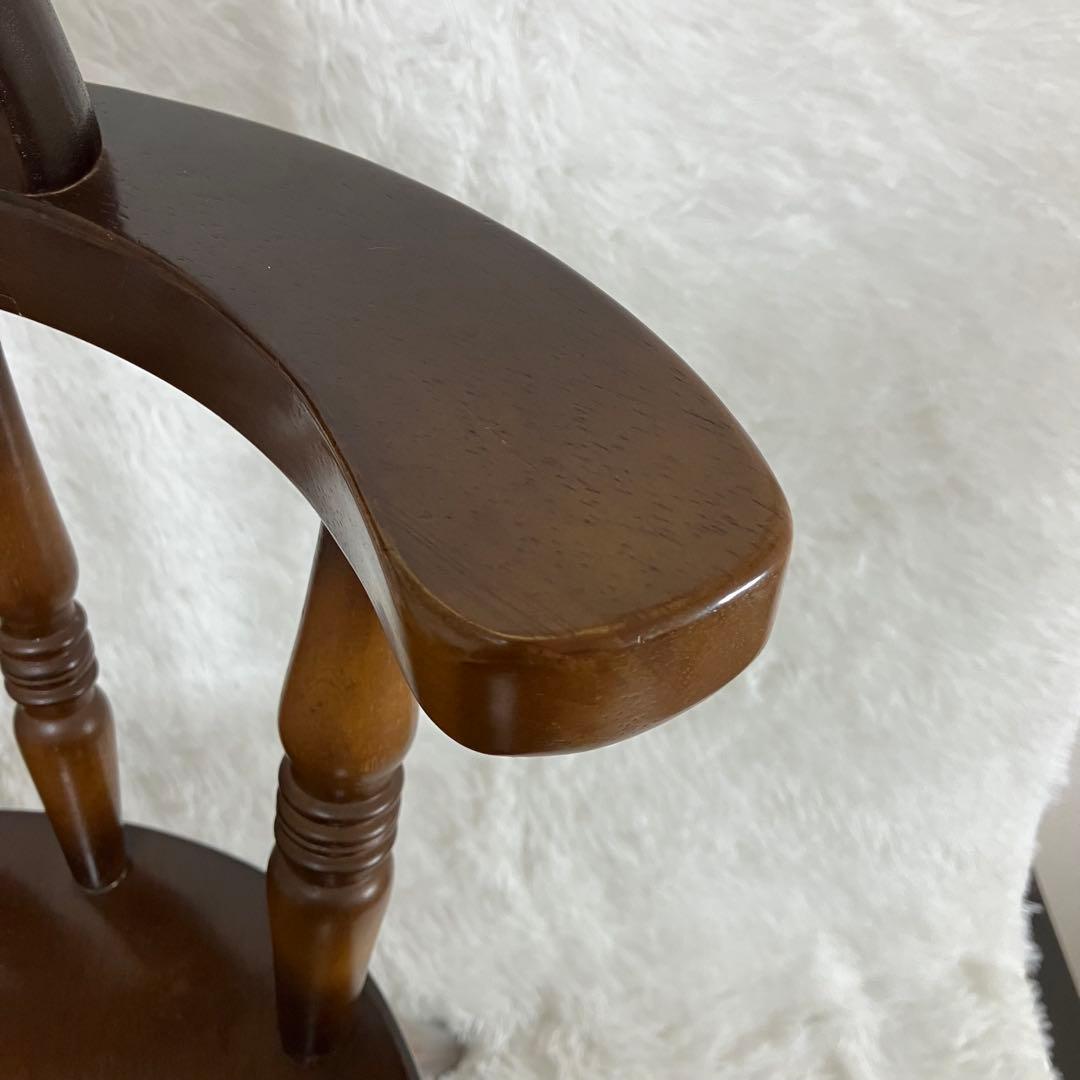 飛騨産業　キツツキ　ウィンザーチェア　2脚セット　ダイニング　クラシック　茶色