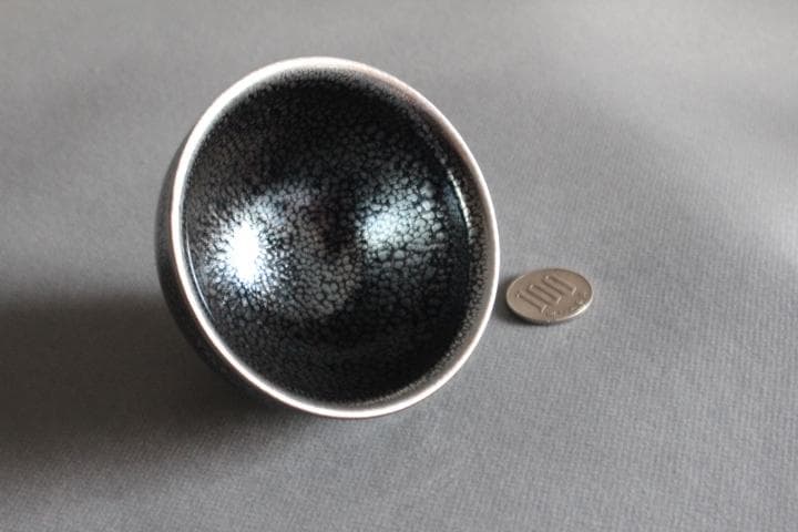 【龍風】建窯油滴天目小碗・油滴天目小杯・油滴盃・油滴杯・油滴天目盞