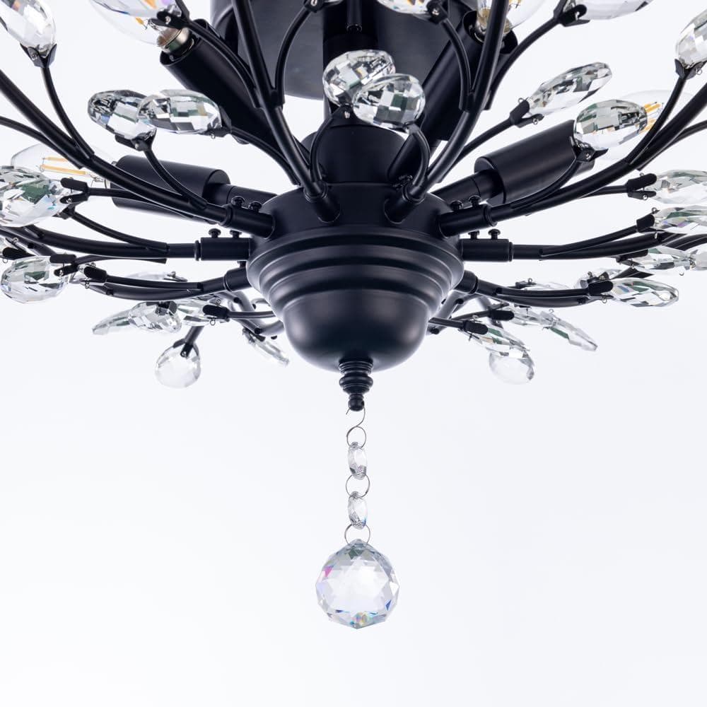 【開封・未使用】Chende シーリングライト レトロ クリスタル 5灯 照明