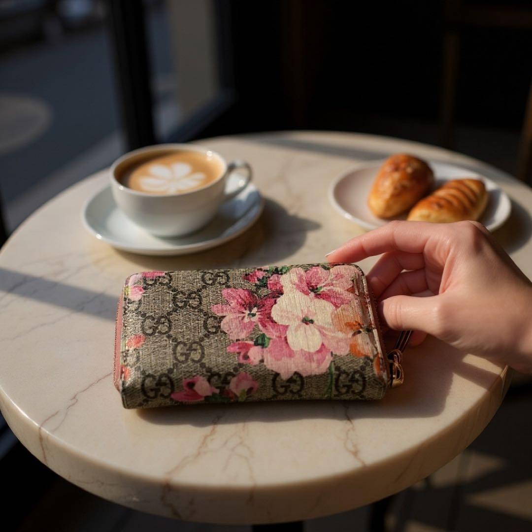 わたあめ　Gucci 花柄 ケース
