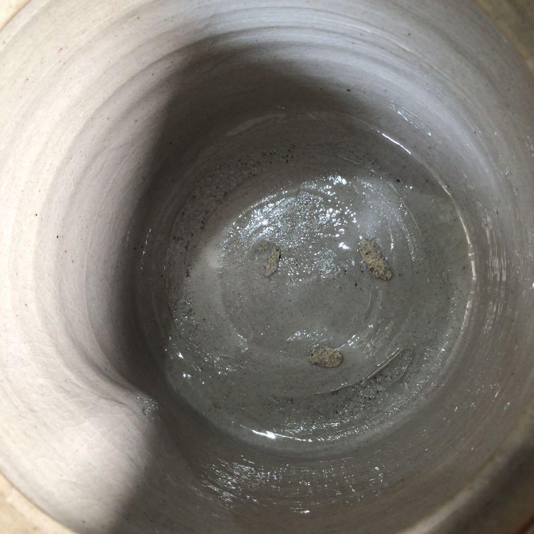 Ｍ８３６　水指　『墨田窯　金太漢造』『老梅文』『一重口水指』　共箱　茶道具