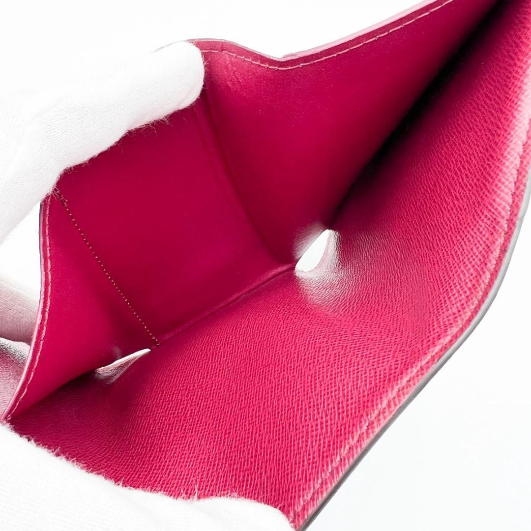 【美品】ヴィトン モノグラム ポルトフォイユ ヴィクトリーヌ フューシャ 財布