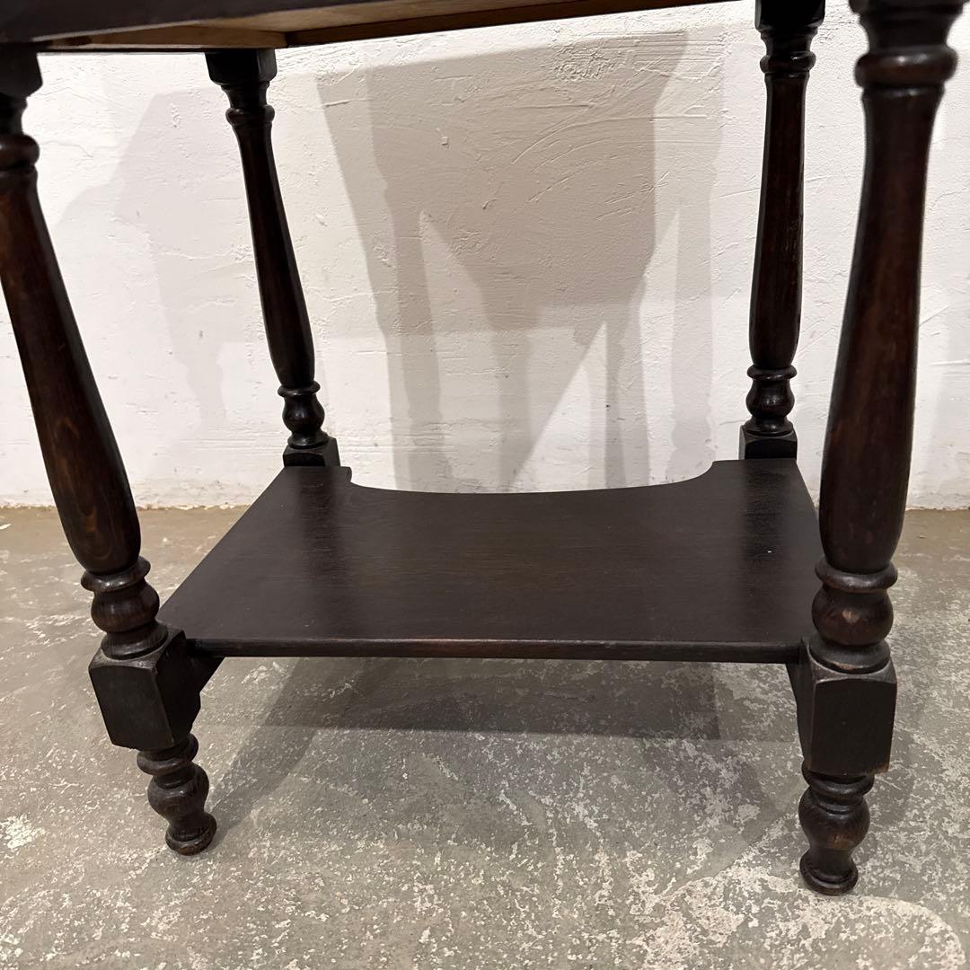 ビンテージ　木製サイドテーブル　ベッドサイドテーブル　2