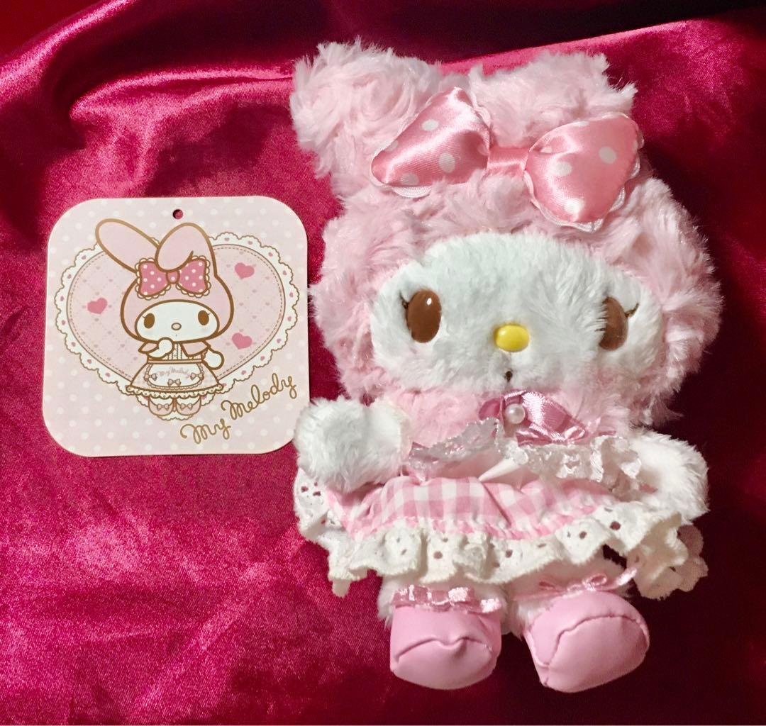 レア希少■未使用■送料無料■スイートラブリーマイメロディーぬいぐるみキーホルダー