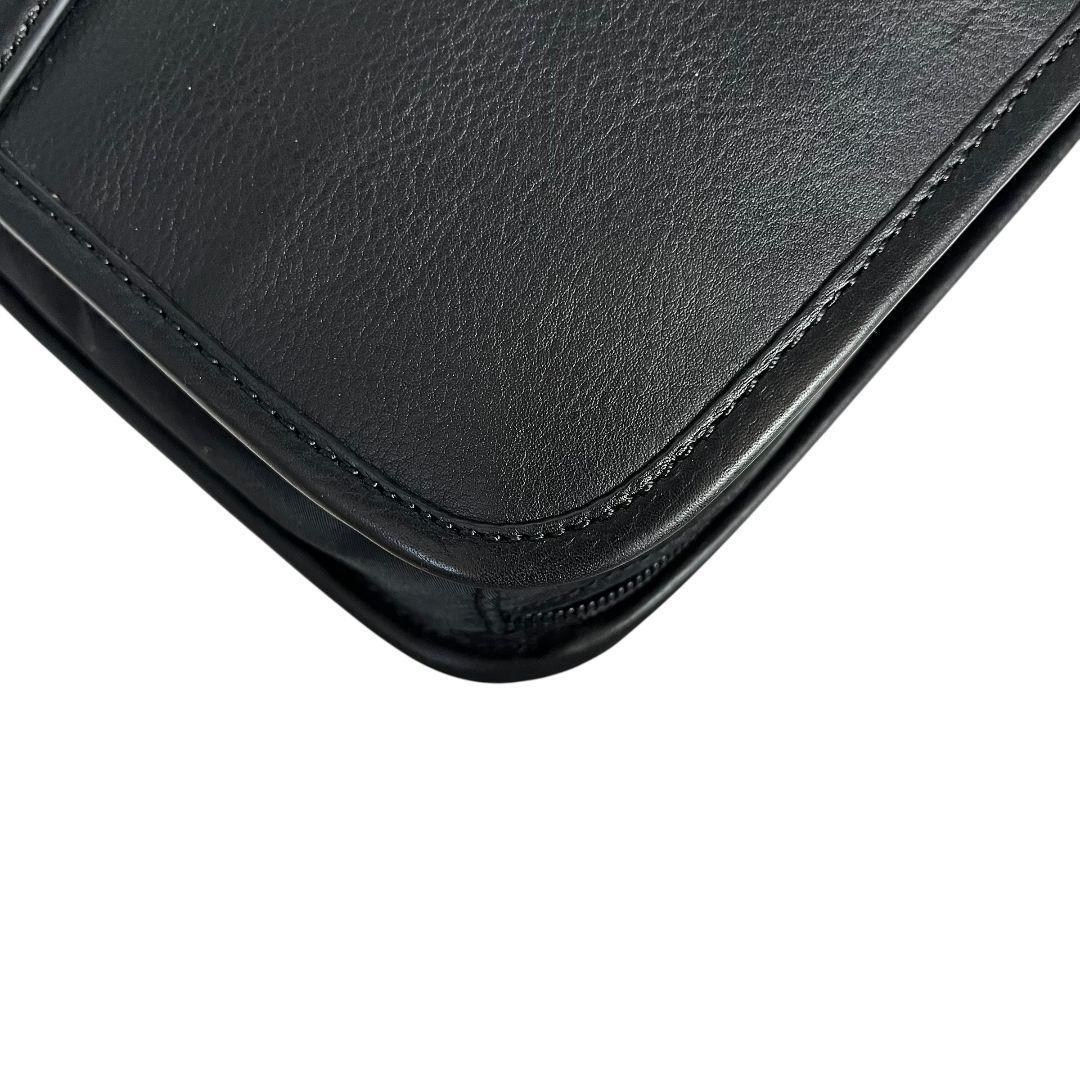 美品　COACH　コーチ　ビジネスバッグ　オールレザー　ブラック