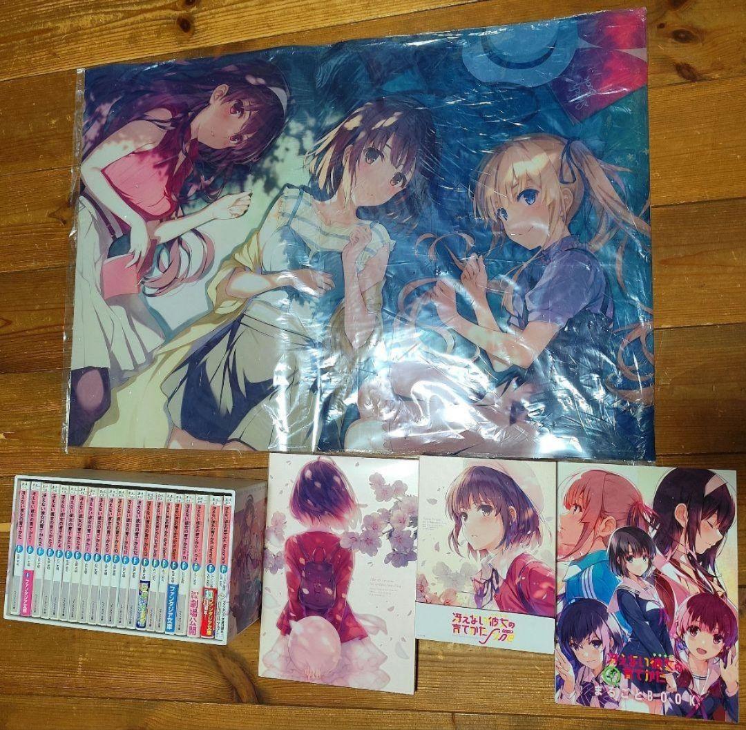 【破格まとめ売り】冴えない彼女の育てかた全巻BOXセット＋特典B2ポスター＋画集