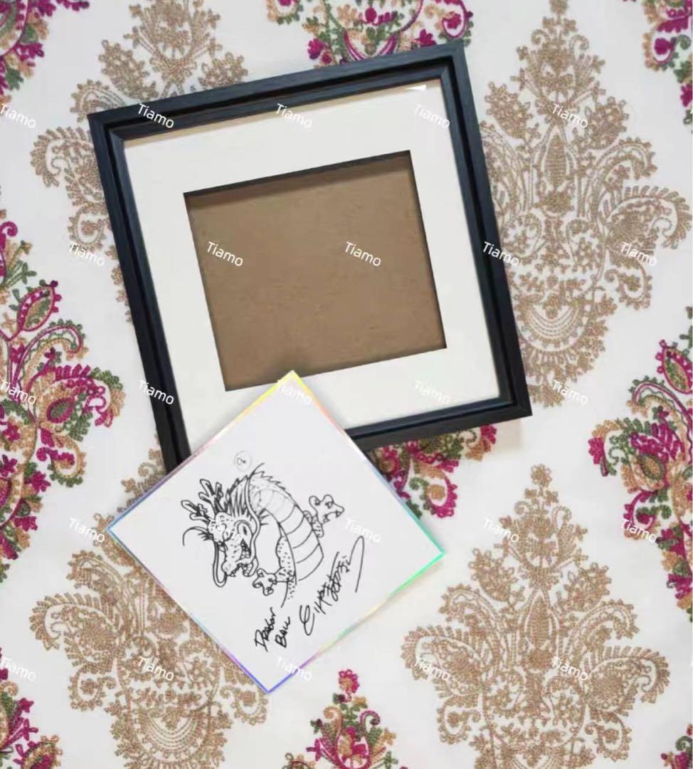 鳥山明直筆サイン色紙