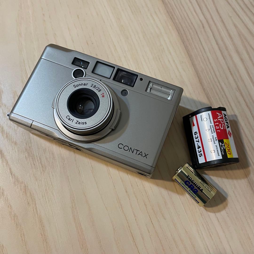 【動作確認済み】 CONTAX コンタックス Tix APSフィルムカメラ 中古