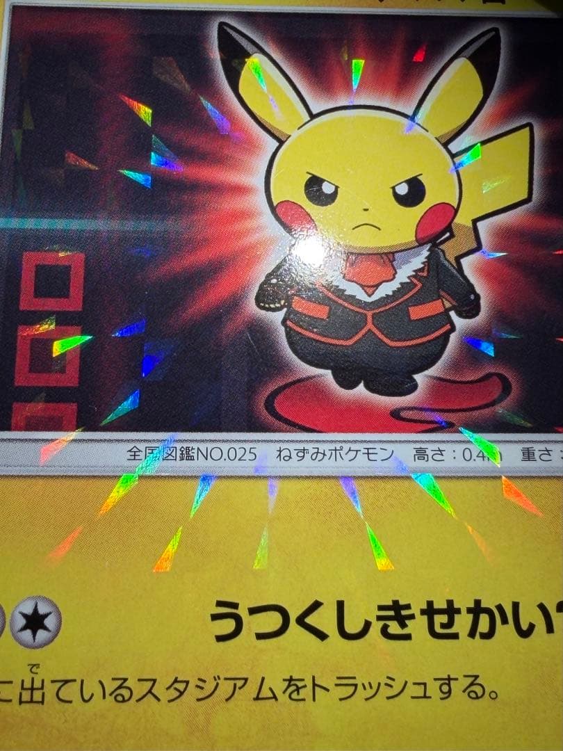 ボスごっこピカチュウ フレア団