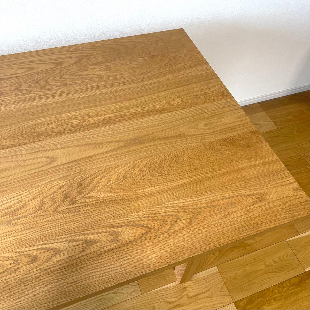 【無印良品】オーク　無垢材　ダイニングテーブル　2021年購入品