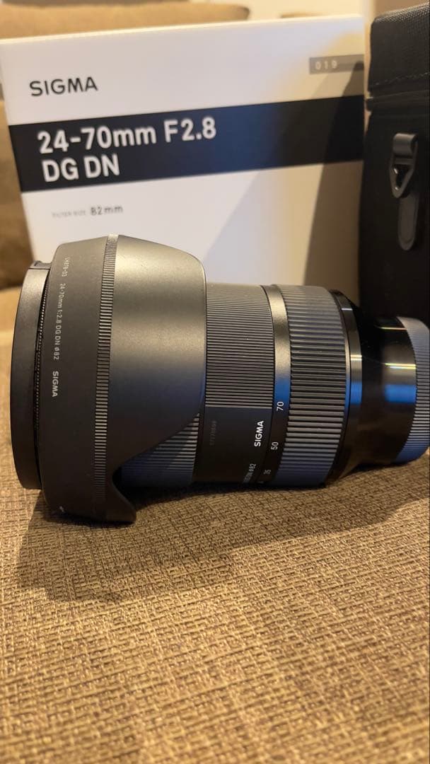 SIGMA 24-70mm F2.8 DG DN Art Eマウント　美品