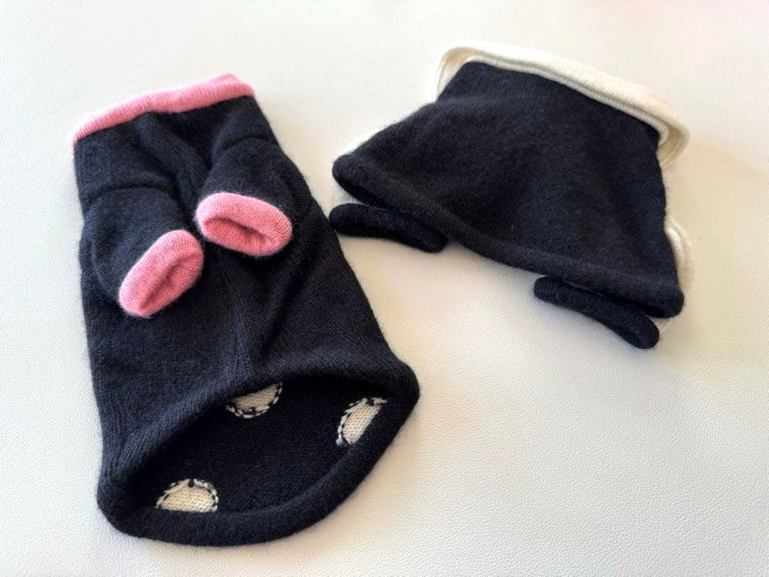 【ほぼ未使用】フィフィ&ロメオ カシミヤ100% ニット＋ボレロセット 黒 XS