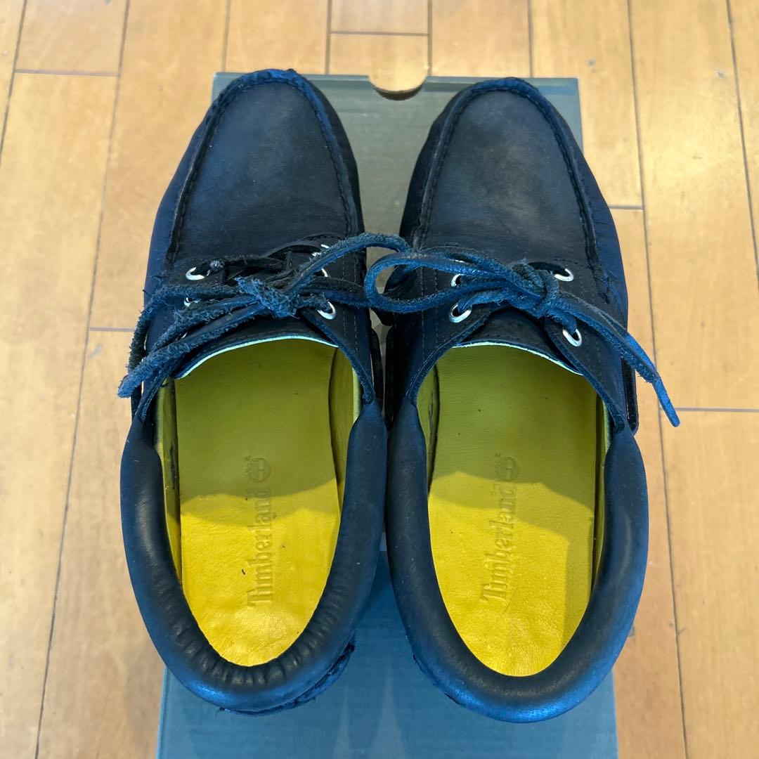 Timberland スリーアイ　黒　ヌバック