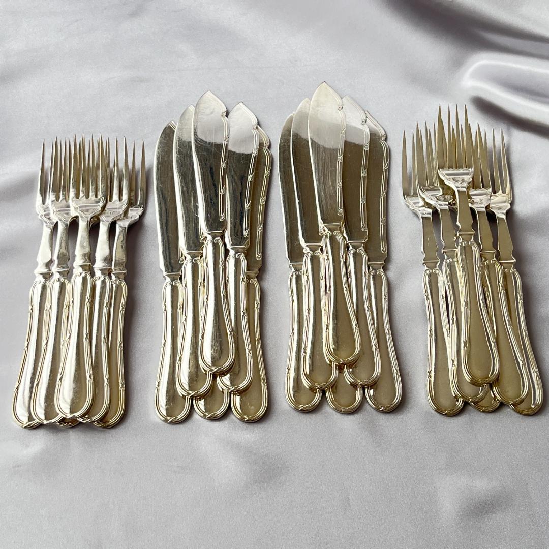 【Martin Hall 】 カトラリーセット ナイフ/フォーク 木製ケース