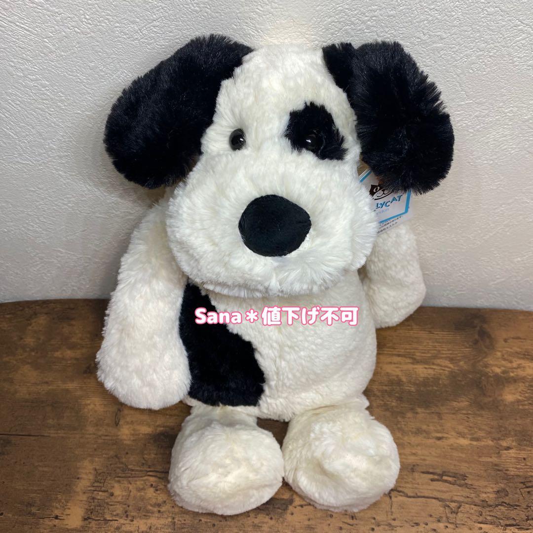 新品　ジェリーキャット　パピー　犬　dog バシュフル　白 黒　ぶち　M