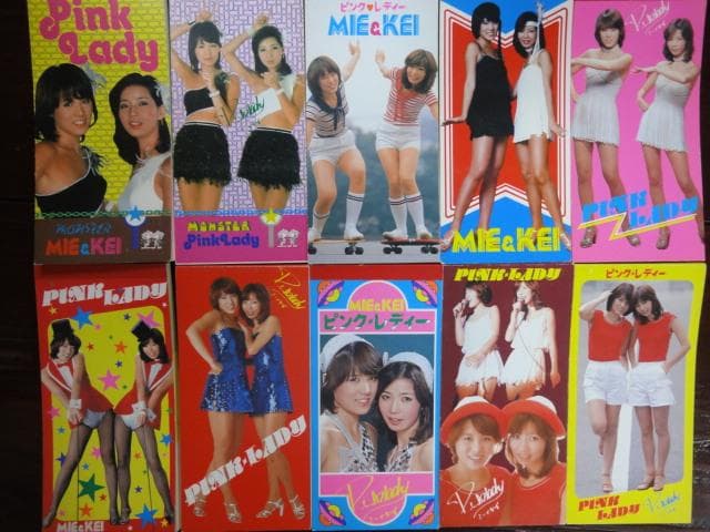 ピンクレディー　　オリジナルメモ帳コンプリートセット　1978年当時もの