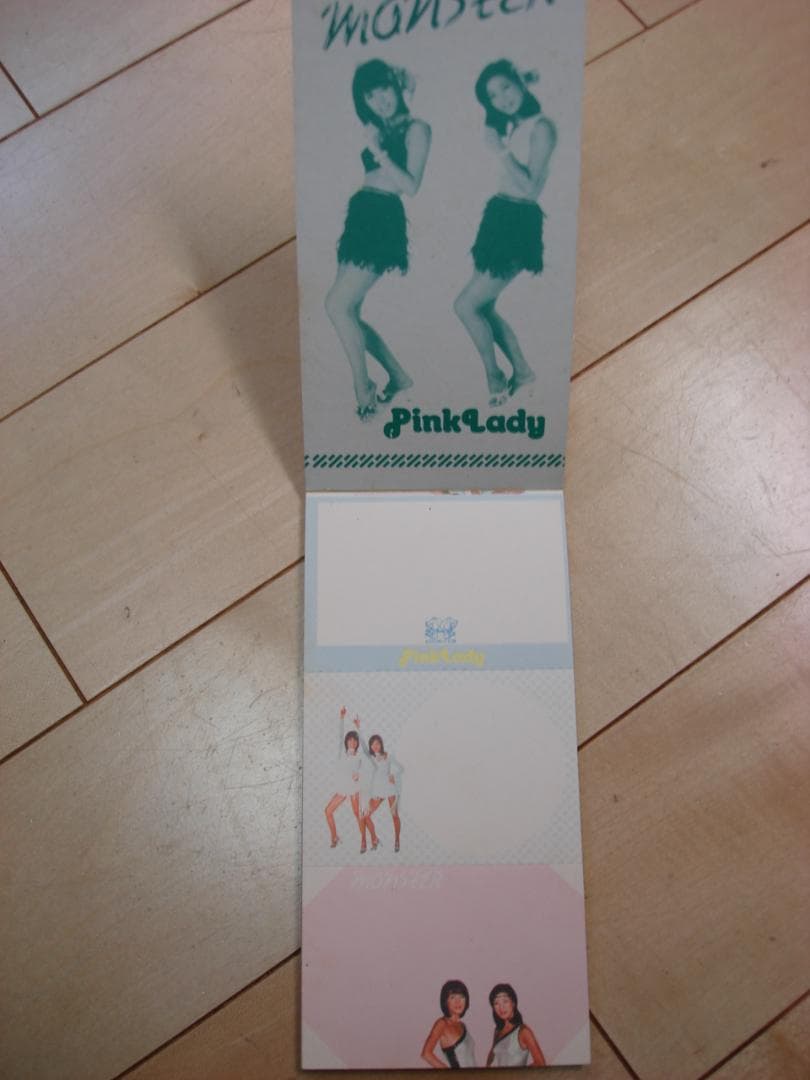 ピンクレディー　　オリジナルメモ帳コンプリートセット　1978年当時もの