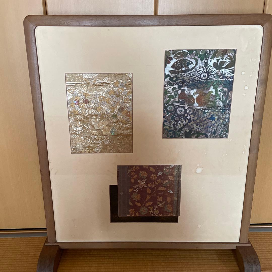 着物帯はめ込み衝立