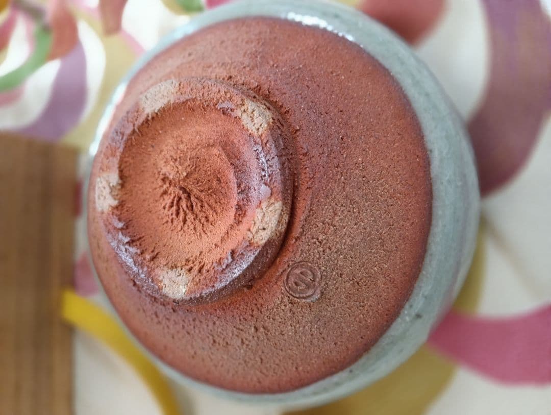 清水卯一　人間国宝　京焼　青磁　　茶碗　茶道具